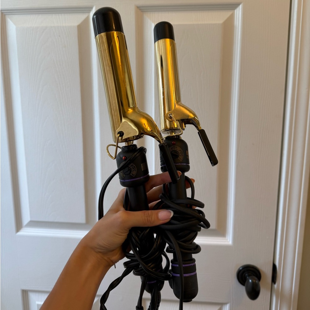 Hot tools curling iron set